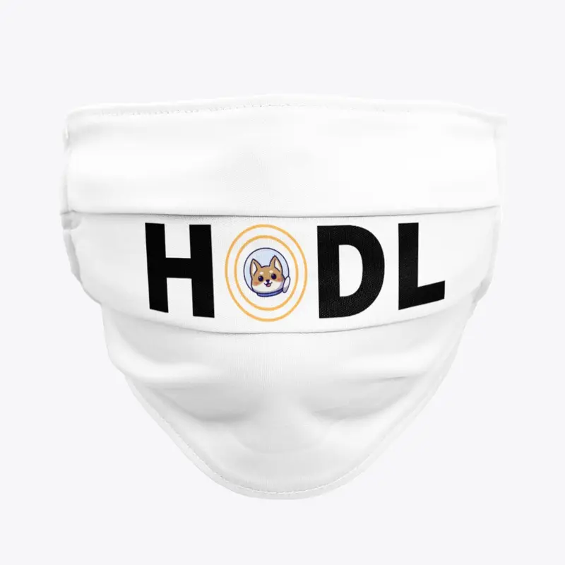 HODL Face Mask - White